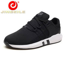 JINBEILE Hot Sell Men Sneakers for Adult Absorbent & Massage Running Shoes Men Fitness Trainer Athletic Jogging Shoes Men 39-44 2024 - buy cheap
