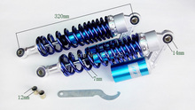 EMS OR DHL 320MM Blue RFY air gas Shock Absorber Fit to ZR-X 400 ZR-X 1100 ZR-X 1200 R/S Universal 2024 - buy cheap