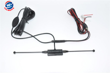 Antena automotiva anpad dc3.5, antena veicular com amplificador e conector dc3.5 2024 - compre barato