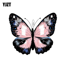 YJZT  13.8CM*12.2CM High quality Butterfly Decals PVC Motorcycle Car Sticker 11-00673 2024 - buy cheap