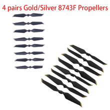 4 Pairs 8PC DJI Mavic 2 8743F Low Noise Quick-Release Propellers (Golden/Silver ) for Mavic 2 Pro drone Accessories Free Ship 2024 - buy cheap