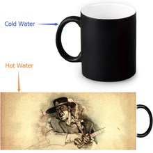 Stevie Ray Vaughan 350ml/12oz Heat Reveal Mug Color Change Coffee Cup Sensitive  Mugs Magic Mug Milk Tea Cups 2024 - buy cheap