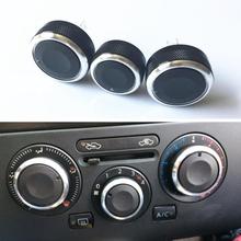 3pcs Car styling Air Conditioning heat control Switch knob AC Knob car accessories for Nissan Tiida/NV200/Livina/Geniss 2024 - buy cheap