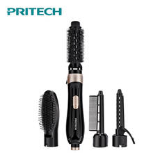 PRITECH Professional Hair Dryer Machine Comb 4 in 1 Multifunctional Styling Tools Set Powerful Electric Hairdryer Blow Curler 2024 - buy cheap