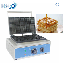 Commercial Non-stick 10 pcs electric Waffle Maker/Hot Sale Waffle Baker/customs iron Waffle Machine Price 2024 - buy cheap