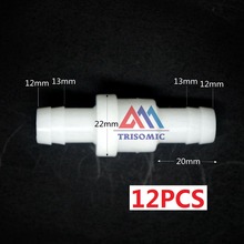 12pçs 12mm material de válvula unidirecional pom válvula sem retorno válvula de retenção pressão 0,04mpa-1,0 mpa branco ácido e alcalino resistente 2024 - compre barato