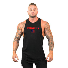 Muscle guys Brand Summer American Flag Bodybuilding Stringer Tank Top Mens Fitness Sleeveless Shirts Gyms Clothing Undershirt 2024 - buy cheap