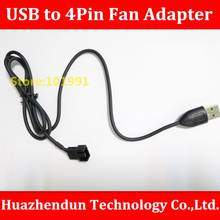 Free Shipping Brand New USB to 3Pin/4Pin PWM Fan Adapter Power Cable 90CM 2024 - buy cheap