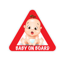 Baby on Board Car Sticker PVC Funny Cartoon Products Automobiles Bomb Products for Cars Styling Accessories 2024 - buy cheap