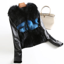 Real Fur Coat Genuine Leather Jacket Korean Mink Fur Fox Fur Coats Sheepskin Coat Autumn Winter Jacket Women Clothes 2018 ZT1324 2024 - buy cheap