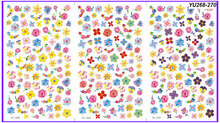3d-наклейка для ногтей, с полным покрытием, цветок, виноград, трава, лист 2024 - купить недорого