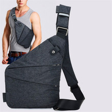 Многофункциональная Скрытая тактическая сумка для хранения пистолета, Мужская левая и правая нейлоновая сумка на плечо, противоугонная сумка для отдыха, нагрудная сумка 2024 - купить недорого