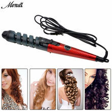 Popular EU Plug Curl Style Spiral Curl Tools Ceramic Spiral Rollers Hair Styling Hair Curlers Electrically Heated Hair-curler 2024 - buy cheap
