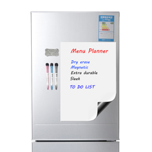 Calendário magnético a3 para geladeira seca, placa branca apagável para geladeira-planejador perfeito cozinha escritório com 3 canetas 2024 - compre barato