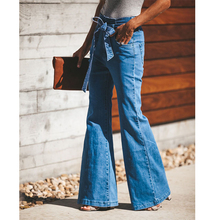 Jeans feminino de cintura alta flare, calça jeans preta justa para mulheres, tamanhos grandes, mamãe, 2020 2024 - compre barato