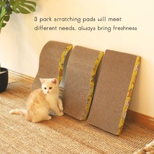 Almofada arranhadora para gatos, brinquedo para gatos, almofada de papel ondulado, formato m, arranhador de unhas 2024 - compre barato