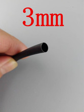 1 Meter/lot 2:1 Black 3mm Diameter Heat Shrink 2024 - buy cheap