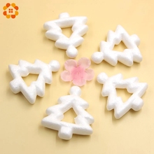 10PCS 75MM Hollow Christmas Tree White Modelling Polystyrene Styrofoam Tree For Christmas Party Decoration DIY Craft Supplies 2024 - buy cheap