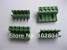 5 Pcs Pitch 5.08mm Angle 5way/pin Screw Terminal Block Connector Green Color L Pluggable Type 2024 - buy cheap