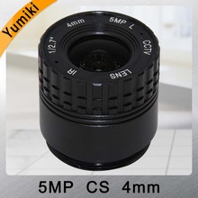Yumiki-lente filmadora de segurança ip 5.0mp hd 4mm cctv, lente focal manual, cs mount ir 1/2.5 polegadas, câmera ip de segurança 2024 - compre barato