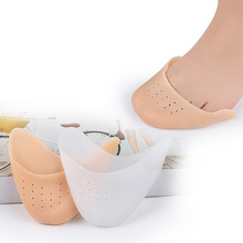 Ushine sapatilhas de ballet com gel de silicone, sapatos respiráveis para dança, almofadas protetoras de cuidados com os pés, botas super macias com ponta do pé, manga protetora 2024 - compre barato