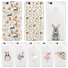Phone Case For Huawei P8 P9 P10 P20 Lite 2017 Silicone Soft Rabbit Back Cover For Huawei P9 Lite Mini P10 P Smart Plus P20 Pro 2024 - buy cheap