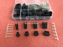 Conjunto de conectores de cabeça fêmea e macho sm2.54, caixa 2p 3p 4p 5p 2.54mm 2024 - compre barato