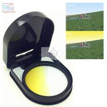 Graduated Yellow Color Lens Filter for Camera Lenses 52mm 58mm 67mm 77mm 37 40.5 46 49 52 55 58 62 67 72 77 mm Gradient Gradual 2024 - buy cheap