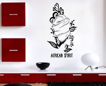 Виниловая наклейка, наклейка на стену, постер, картина, Женский Африканский дух, уникальный подарок 2FZ19 2024 - купить недорого