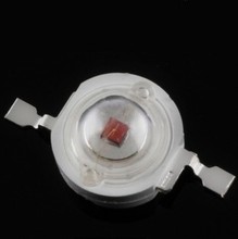 Светодиодная лампа высокой мощности Epistar chip, 10 шт./лот, 1 Вт, красный цвет, 620-640 нм, 80-90 лм, длительный срок службы 2024 - купить недорого