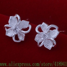 Silver Plated earrings , Silver Plated fashion jewelry , beautiful flower /etaankha bucaklja AE613 2024 - buy cheap