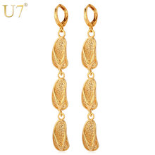 U7 Long Earrings For Women Party Gift Trendy Gold/Silver Color Cute Sandals Earings Fashion Jewelry Hot  E667 2024 - buy cheap