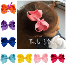 Lucia Crafts  Grossgrain Bows Girls  Hair Bow With Clip Hair Accessories For Kids B0312 2024 - buy cheap