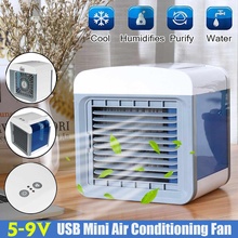 Portable Air Cooler Fan Mini Mobile Air Conditioner For Home Cooling Fan Portable Air Conditioning Personal Space USB Desk Fans 2024 - buy cheap
