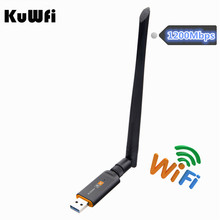 Adaptador Dongle USB Wifi Lan de 1200Mbps, modelo de estación AP 2,4 GHz 5,8 GHz USB3.0 RTL8812AU, tarjeta de red inalámbrica con antena de 5dBi 2024 - compra barato