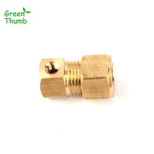 1 peça adaptador de spray único de bronze de alta pressão, diâmetro interno 9.5mm, tubulação de água de jardim, conector rápido de bronze 2024 - compre barato