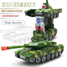 New Electric Transformation Toy Robot Car Tank Toy Deformation Car Robots toys for children Boy toys gift 2024 - buy cheap