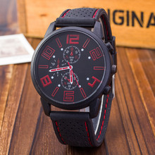 Relógio de pulso de quartzo masculino, relógio de marca famosa luxuosa com pulseira de silicone casual esportivo para ar livre, novo, 2021 2024 - compre barato