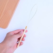 1 шт., инструмент для вытяжки волос с деревянной ручкой 2024 - купить недорого