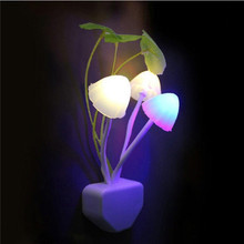 US Plug Mushroom Light LED Bedside Night Lamp Home Bedroom Bedside Lamp Decoration Lighting 2024 - buy cheap