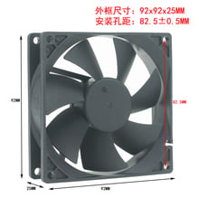 DC12V 24V 48V 9CM cm 92x92x25MM large wind double ball bearing cooling fan 2024 - buy cheap