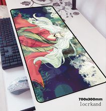 Inuyasha mouse pad 70x30cm, mousepad para jogos, anime, alta qualidade, tapete padmouse de escritório com scrapbook, presente, tapete para jogos de pc gamer 2024 - compre barato