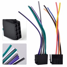 DWCX Universal ISO Wire Harness Female Adapter Connector Cable Radio Wiring Connector Adapter Plug Kit for Car Stereo System 2024 - buy cheap