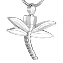 MJD8120	Small Dragonfly Shape Pet Urn Pendant Cremation Urn Ash Jewelry Memorial Necklace 2024 - buy cheap