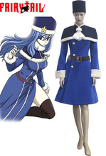 S-3XL anime fairy tail cosplay chuva mulher juvia lockser azul lolita vestido de halloween cosplay traje casacos + chapéus cintos xales 2024 - compre barato