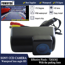 Резервная камера FUWAYDA 170 парковочная камера заднего вида HD CCD заднего вида, для автомобиля парковочных линий для FORD TRANSIT CONNECT 2012-2014 2024 - купить недорого