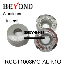BEYOND 10pcs RCGT 1003 RCGT1003 MO RCGT1003MO-AL K10 Processing Aluminum Carbide Inserts Lathe Tools Turning Tool Cutter CNC 2024 - buy cheap