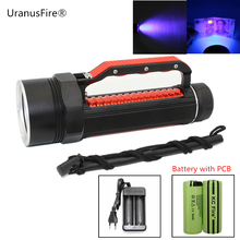 Underwater UV Light Diving Flashlight Powerful 4x UV LED Ultraviolet 395nm Purple Light Waterproof Torch for searching amber 2024 - buy cheap