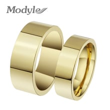 Modyle 2022 New Fashion Gold-Color Wedding Ring Engagement Rings for men and women jewelry 2024 - buy cheap