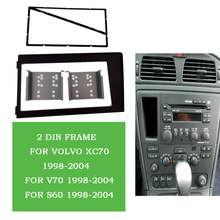 Double Din Car Radio Fascia for 1998-2000 2001-2004 Volvo XC70 V70 S60 Stereo Plate Trim Kit Frame Panel Dash CD DVD Frame 2024 - buy cheap